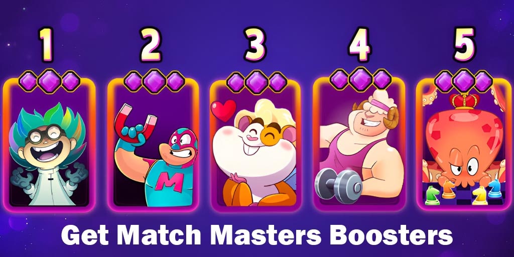 How to Get Match Masters Boosters