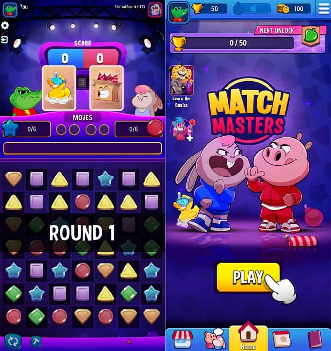 Collect daily Match Masters coins and gifts